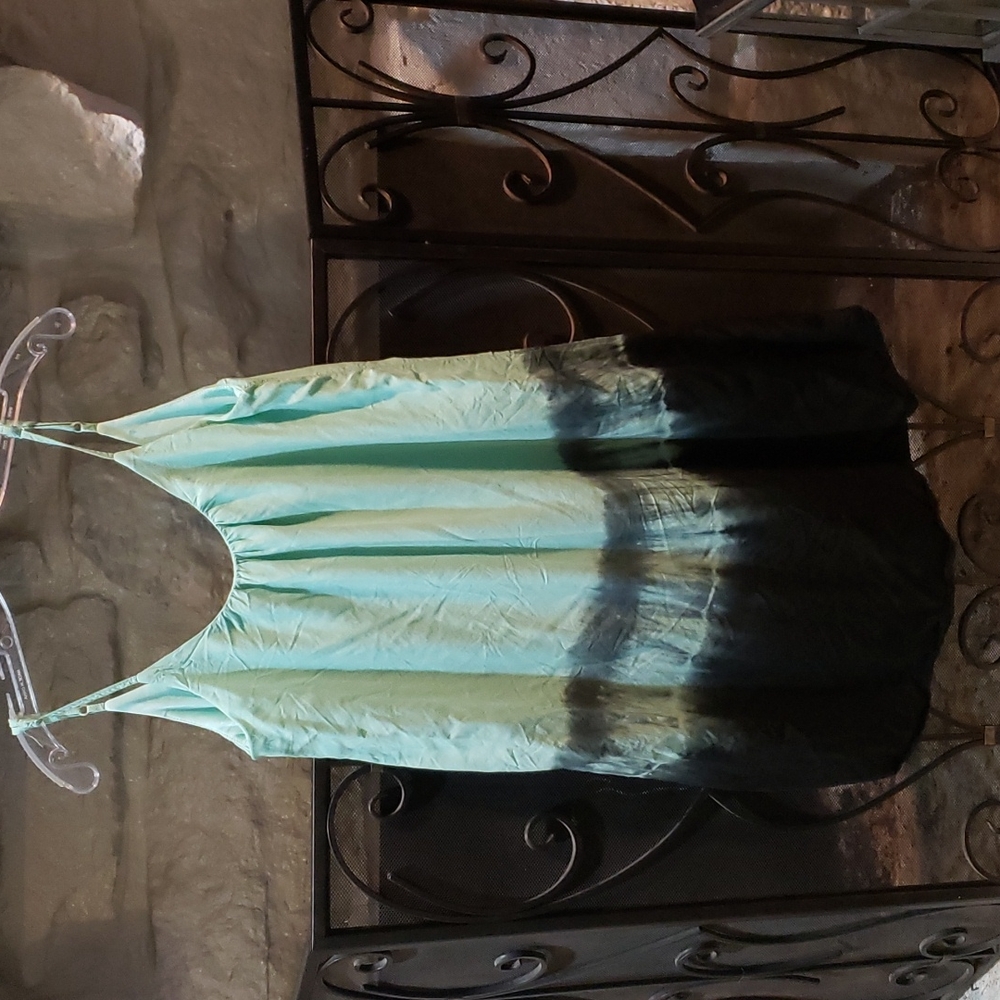 Ya Los Angeles mint and black dress S